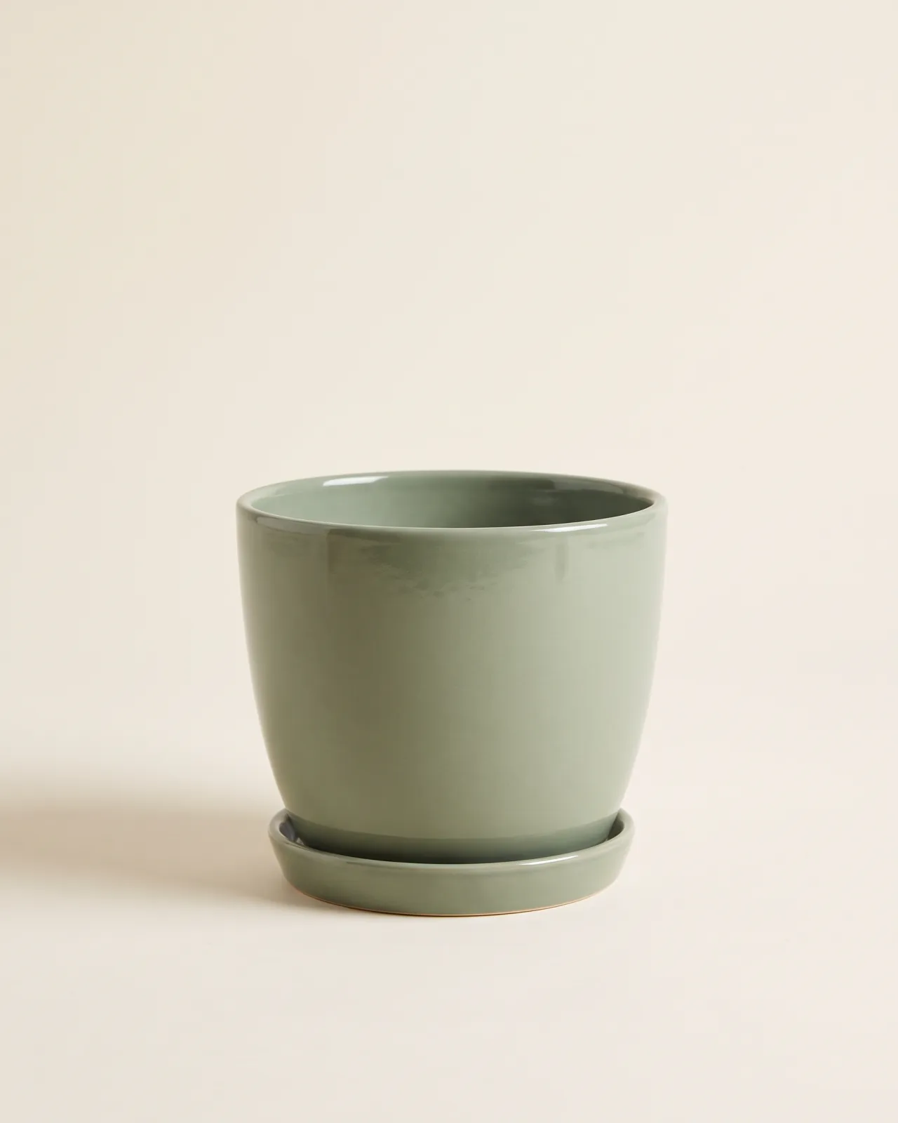 Sage Glazed Pot