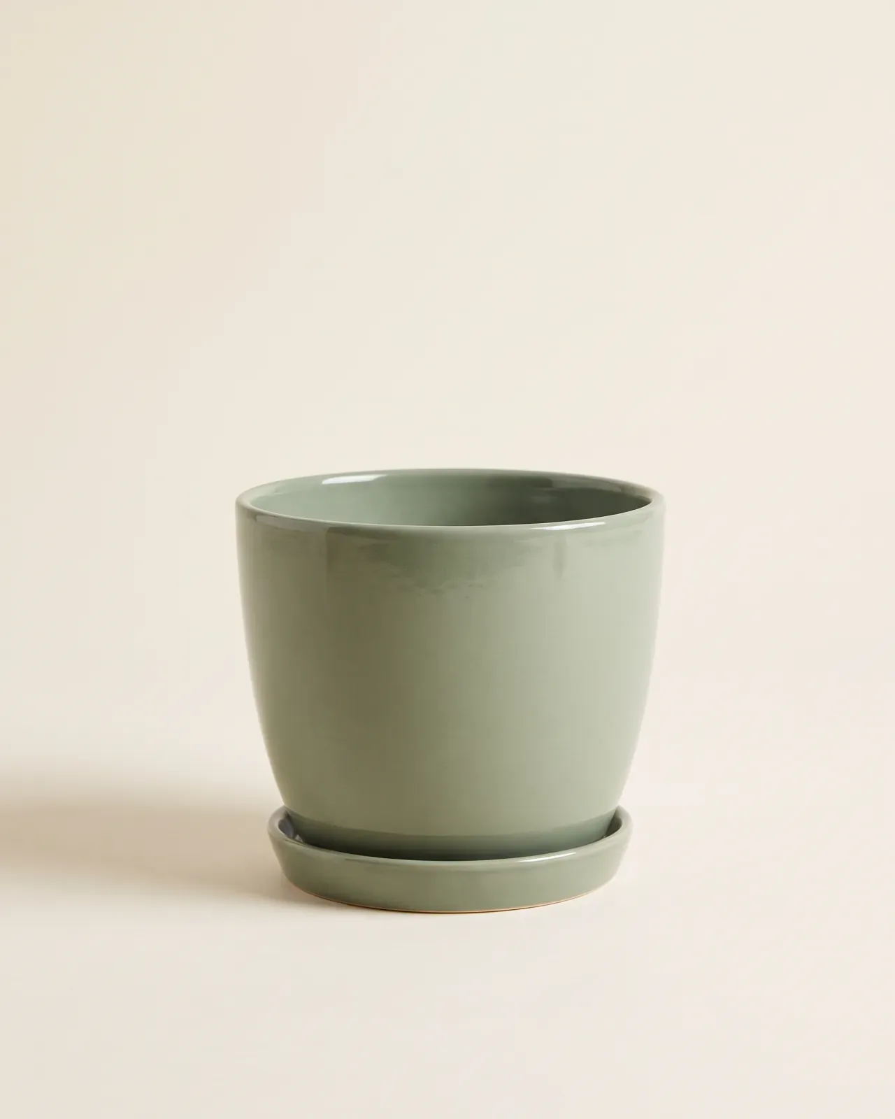Sage Glazed Pot